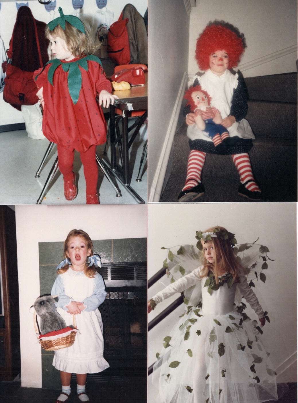 Early Halloween costumes made for Thalia
